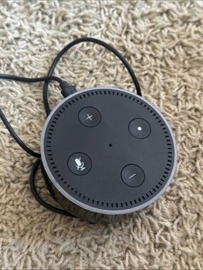 Amazon Echo Dot 2 Smart Speaker - Black Preowned